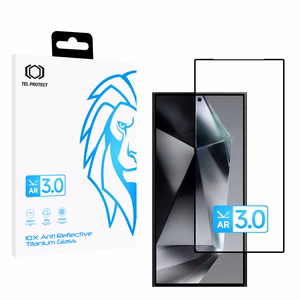 Grūdintas stiklas Tel Protect 10X AR 3.0 AntiReflective Titanium skirtas Samsung Galaxy S24 Ultra