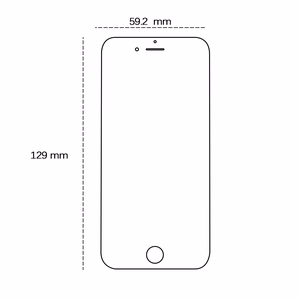 Tempered glass 2,5D for iPhone 6 / 6s
