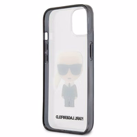 Karl Lagerfeld Iconik Karl Dėklas iPhone 13 mini - Skaidrus