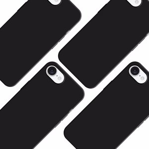 3mk Matt Case Pro dėklas telefonui Apple iPhone 16E - matinė juoda