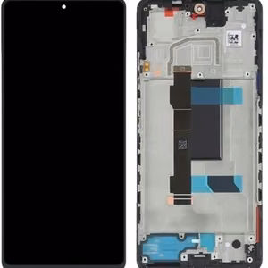 LCD ekranas Xiaomi Redmi Note 12 Pro 5G/Poco X5 Pro 5G su jutikliniu ekranu su rėmeliu juodas ORG