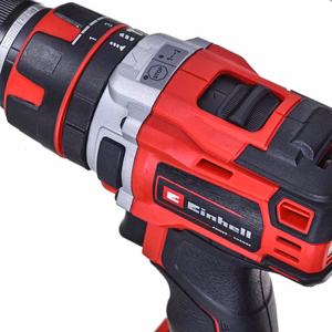 Einhell TE-CD 18/50 Li BL Solo – akumuliatorinis bešepetėlis smūginis gręžtuvas, juodos ir raudonos spalvos