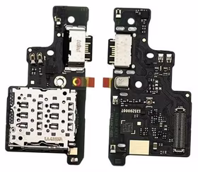 Lanksčioji jungtis Xiaomi Redmi Note 14 5G su įkrovimo kontaktu ir mikrofonu, SIM kortelės kontaktu originali (service pack)