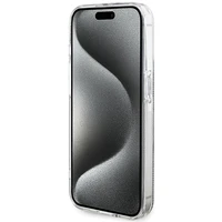 Guess IML 4G Gold Stripe dėklas iPhone 15 Pro Max - rudas