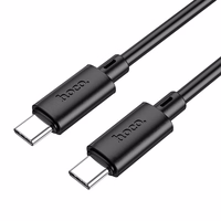 Kabelis USB C į USB C Hoco 3A 60W 2 m X88 juodas