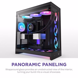 NZXT H9 Flow RGB+ „Midi Tower“ Juoda