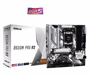 Asrock B650M Pro RS pagrindinė plokštė AMD B650 Socket AM5 micro ATX