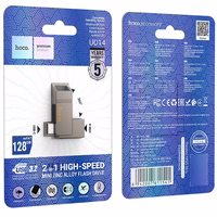 HOCO USB atmintukas USB A + USB C + Type C UD14 64GB USB3.2