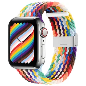 Austas audinio dirželis apyrankė Apple Watch 42 / 44 / 45 / 49 mm - įvairiaspalvis