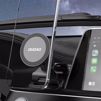 Dudao F25 MagSafe-compatible car mount dashboard or windshield - juodas