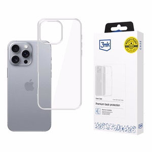Dėklas 3mk Clear Case 1,2mm Apple iPhone 16 Pro Max