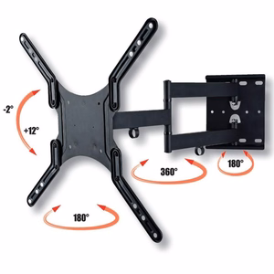 Techly ICA-PLB 136M televizoriaus laikiklis 139,7 cm (55") Juoda
