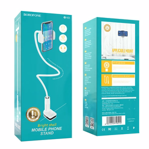 Borofone BH23 telefono laikiklis baltas