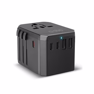 Pasaulinis kelioninis GaN 70W adapteris su dėklu