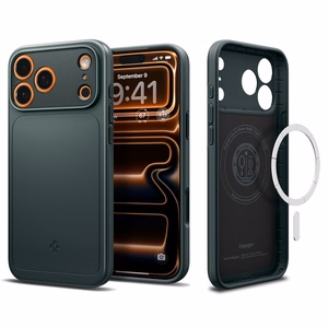 Spigen Thin Fit Magnetinis dėklas telefonui iPhone 17 Pro - Žalias