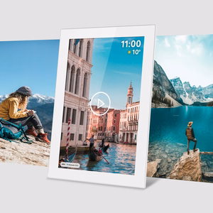 Kruger&Matz FRAMEO Wi-Fi 10,1 colio skaitmeninis nuotraukų rėmelis, baltas