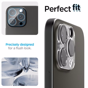 Spigen Optik.tR kameros apsauga iPhone 14 Pro / Pro Max / 15 Pro / Pro Max / 16 Pro / Pro Max – skaidri, 2 vnt.