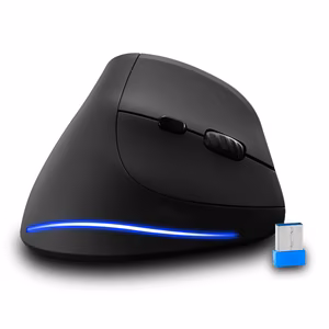 Media-Tech Vertic RF MT1123 Wireless vertical mouse RF 2400 DPI black