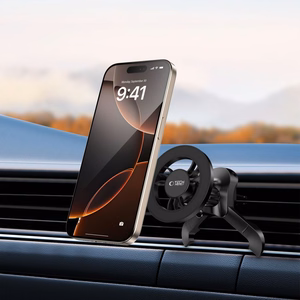 "Tech-Protect N56" magnetinis "MagSafe" automobilio oro ventiliacijos laikiklis - juodas