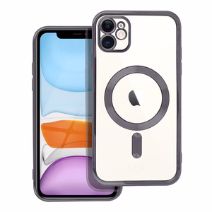 ELECTRO MAG COVER dėklas, suderinamas su MagSafe – iPhone 11, juodas