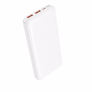 Borofone Išorinė baterija BJ80 Clever - 2xUSB + Type C - QC 3.0 22,5W PD 20W balta