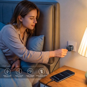 Unitek GaN tinklo įkroviklis 45W 2x USB-C PD 3.0 QC