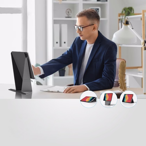 "AmazingThing Matte Pro Mag Folio" dėklas su stovu, skirtas "iPad Air M3" 11" - juodas