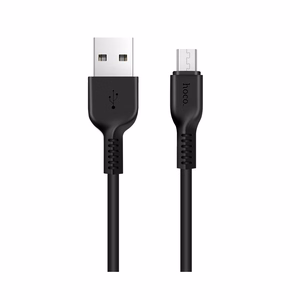 USB kabelis Hoco X20 USB-A to MicroUSB 2.0m juodas