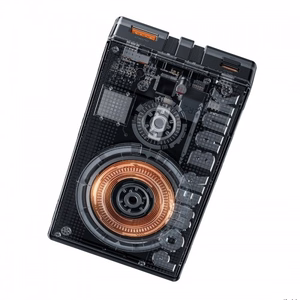 Išorinė baterija WK Design WP-331 juoda 10000mAh (Belaidis įkrovimas 15W / PD 20W / QC3.0 22.5W)