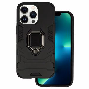 Ring Armor dėklas telefonui Iphone 13 Pro Max juodas