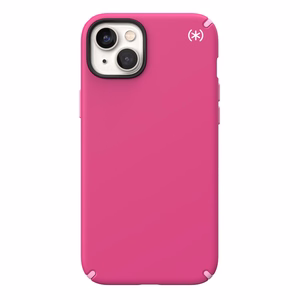 Чехол Speck Presidio2 Pro + MagSafe для iPhone 15 Plus / 14 Plus, с антимикробной защитой Microban, цветовая комбинация «Digital Pink / Blossom Pink / White»