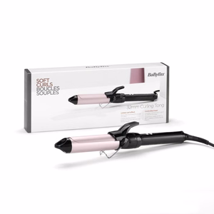 BaByliss Pro 180 Sublim’Touch C325E – plaukų garbanojimo žnyplės, 25 mm, juodos / rožinės