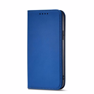 Magnetinis dėklas kortelėms iPhone 12 Pro dangtelis kortelių piniginė kortelių stovas mėlynas