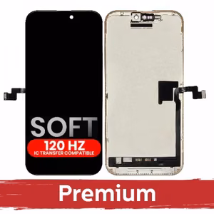LCD ekranas suderinamas su iPhone 16 Pro Max juodas (SOFT OLED / Stable 120Hz / Premium) savo diagnostika
