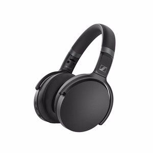 Sennheiser HD 450BT belaidės ausinės ant galvos muzikai Bluetooth juodos