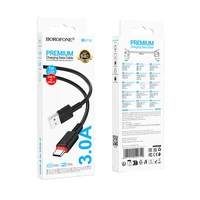 Borofone Kabelis BX110 Beneficio - USB į Type C - 2,4A 1 metras juodas
