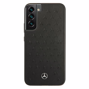 Mercedes odinis Stars Pattern dėklas Samsung Galaxy S22+ - juodas