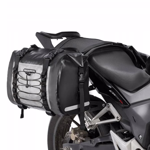 Rockbros AS-010BGR vandeniui atsparus motociklo krepšys, pilkas
