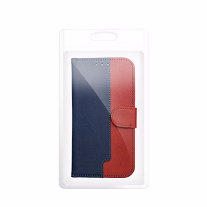 Flip case for iPhone 17 PRO MAX / 18 PRO MAX Split Book navy and red