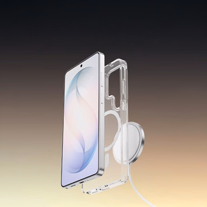 Rock Crystal Transparent Series magnetinis dėklas skirtas Samsung Galaxy S26 Plus skaidrus