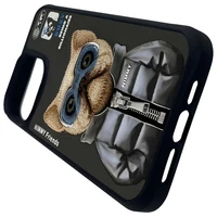 NIMMY dėklas COOL&CUTE 2.0 Šuo IPHONE 15 Pro juodas