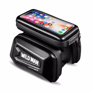WILDMAN дорожная сумка для рамы велосипеда с молнией E6S 1,2L (4"-7") черная