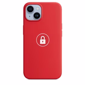 Dėklas "Silicone Case v2" skirtas iPhone 14 / Red / su įpakavimu