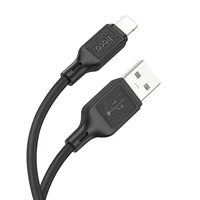 Kabelis USB-A į Lightning Hoco 2,4A 1 m X90 juodas