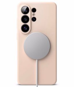 Ringke Silikoninis MagSafe Dėklas for Samsung Galaxy S26 Ultra - rožinis