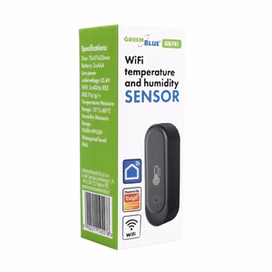 GreenBlue GB741 – lauko Wi-Fi temperatūros ir drėgmės jutiklis, IP65, 3,0 V, 2× LR03