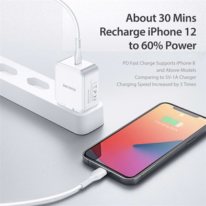 Įkroviklis Dux Ducis C100 PD 30W baltas