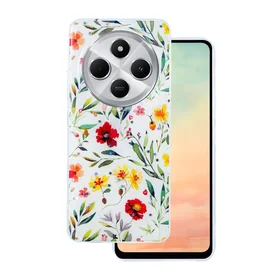 Glow Glam dėklas telefonui Xiaomi Redmi A5 Global (173,45 x 79,35 x 8,45) baltas