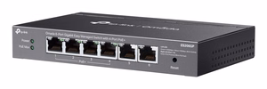 TP-Link Omada ES206GP tinklo komutatorius Managed Gigabit Ethernet (10/100/1000) Power over Ethernet (PoE) juodas