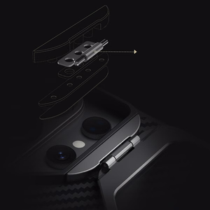 Nillkin CarboProp magnetinis MagSafe dėklas su kameros dangteliu ir stovu skirta Samsung Galaxy S26 Ultra juodas